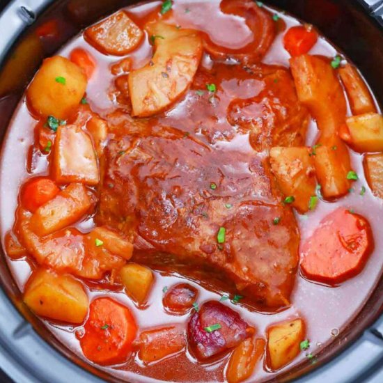 Slow Cooker Caribbean Pot Roast