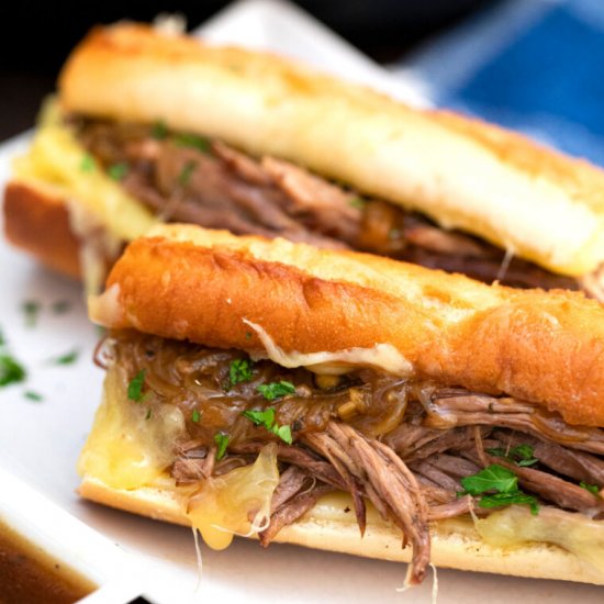 Instant Pot French Dip Sandwiches