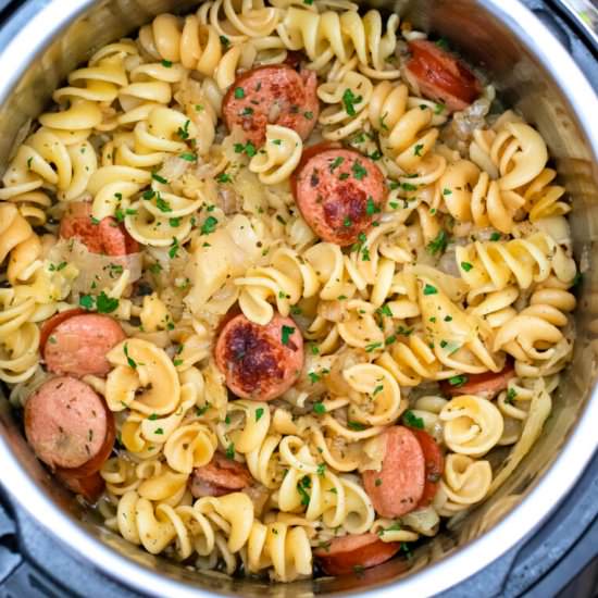 Instant Pot Cabbage and Noodles