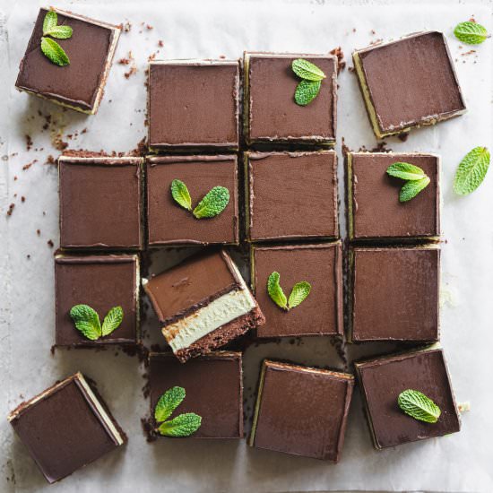 Chocolate Mint Slice