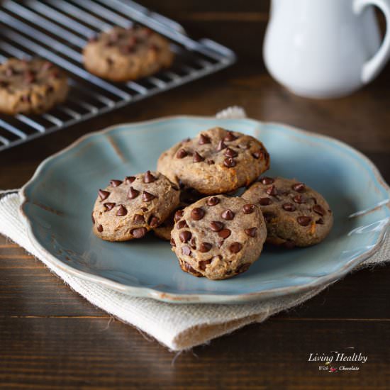 Flourless Chocolate Chip Cookies