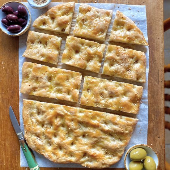 Traditional Greek Flatbread