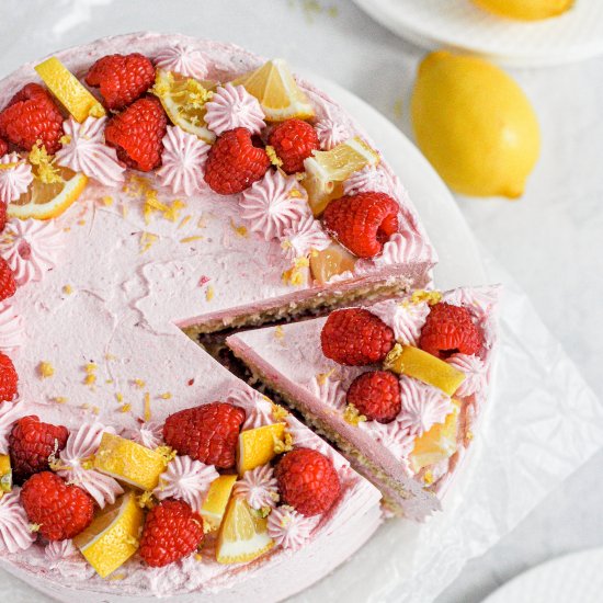 Lemon Raspberry Cake