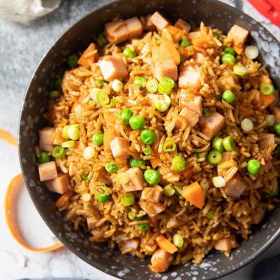 Easy Ham Fried Rice