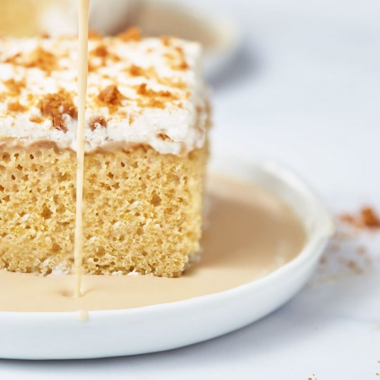 Biscoff Tres Leches (Lotus Biscuit)