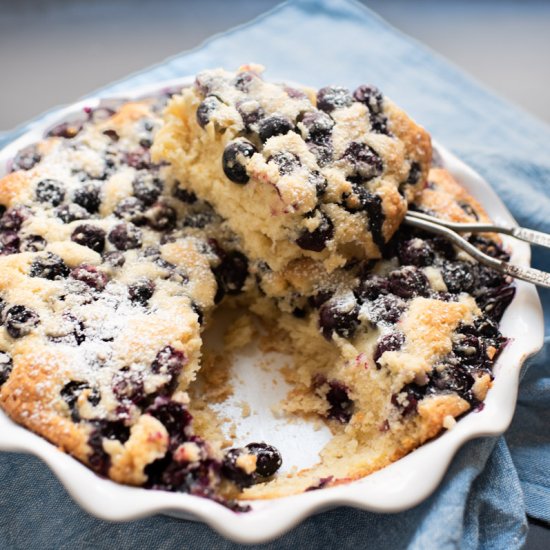 Bursting Blueberry Buckle