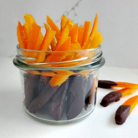 Chocolate Dipped Orange Peel