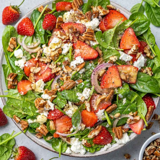 STRAWBERRY SPINACH SALAD