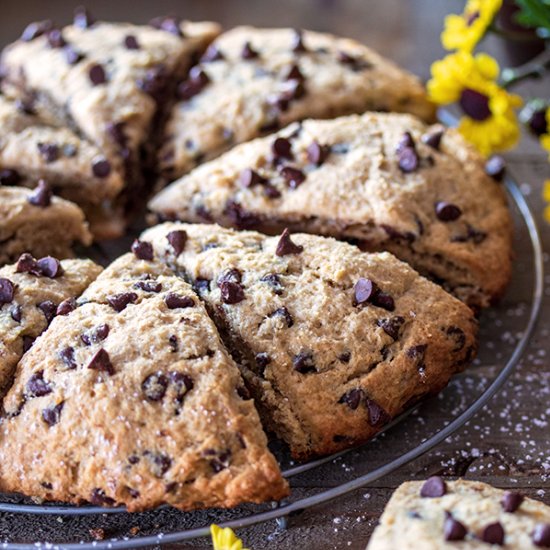 Chocolate Chip and Banana Scones