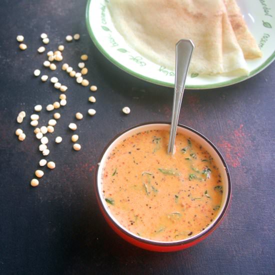 Spicy Roasted gram chutney / Dip