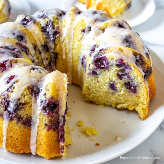 Blueberry Lemon Bundt Cake