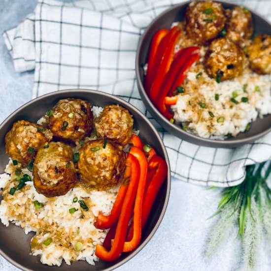 Coconut Chicken Meatballs