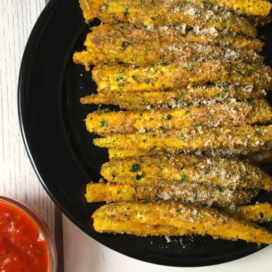 Air Fryer Eggplant Fries (Keto, GF)