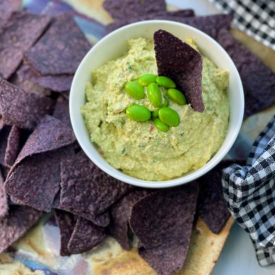 Goat Cheese Edamame Dip