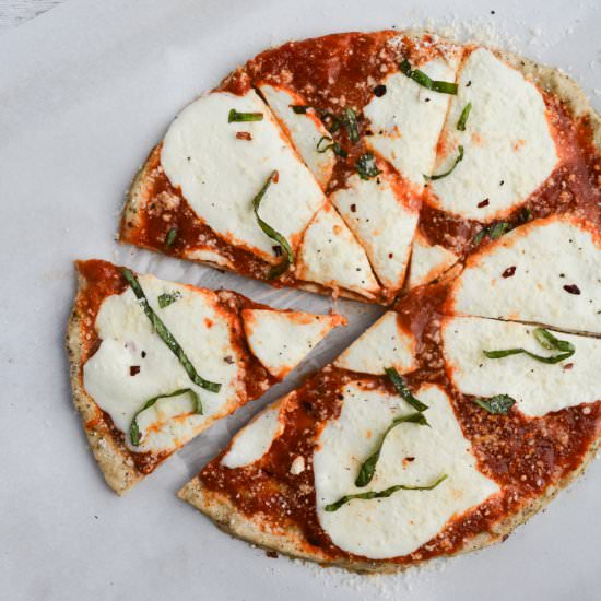 keto chicken parm pizza