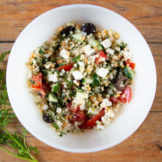 Carrot Top Mediterranean Couscous