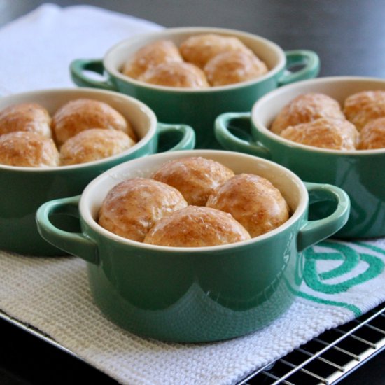 Irish Four Leaf Clover Rolls