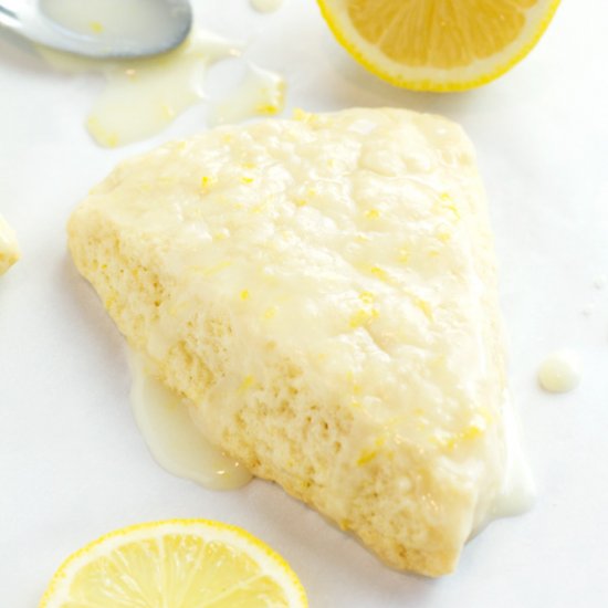 Soft Lemon Cream Scones