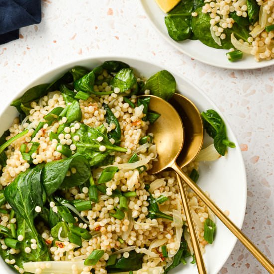 Israeli Couscous Salad with Fennel