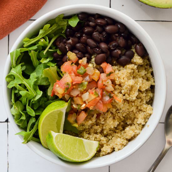 Savory Vegan Mexican Breakfast Bowl