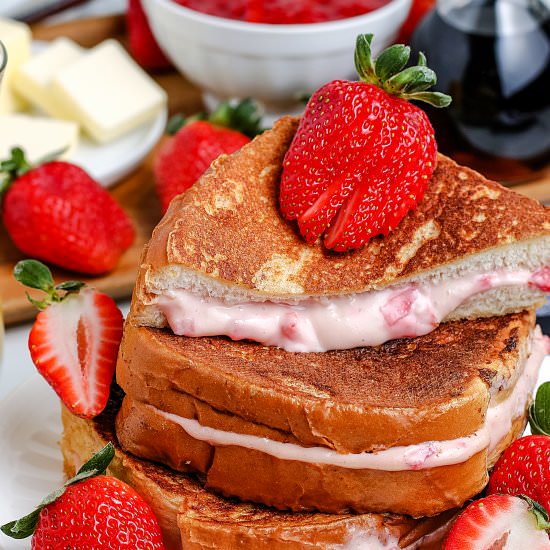 Strawberry Stuffed French Toast