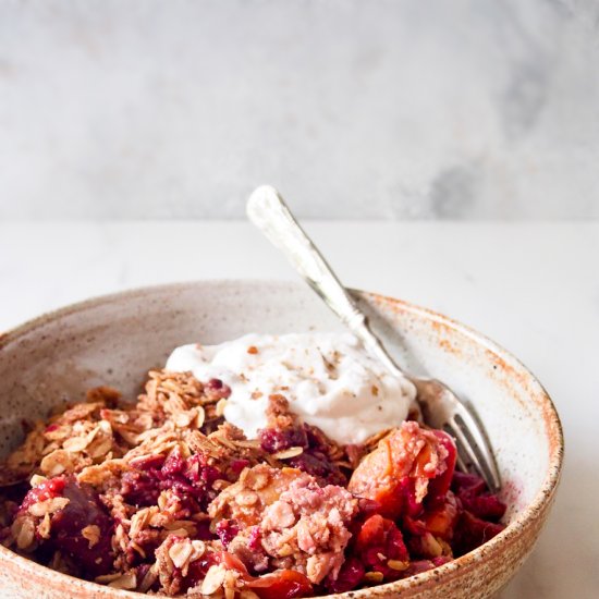 Summer Berry Crumble