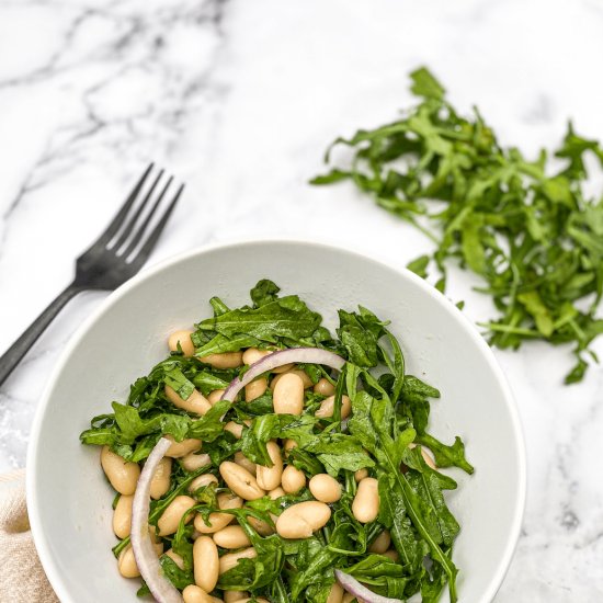 White Bean and Arugula Salad