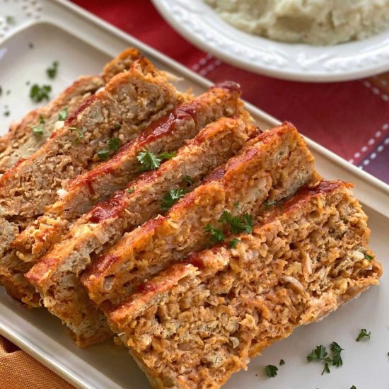 Cheesy Chicken Meatloaf