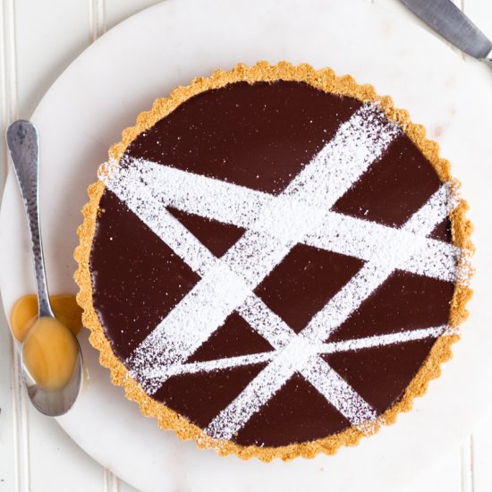 Chocolate Whiskey Tart