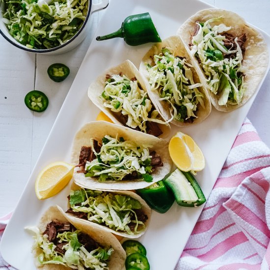 Guinness Braised Short Rib Tacos