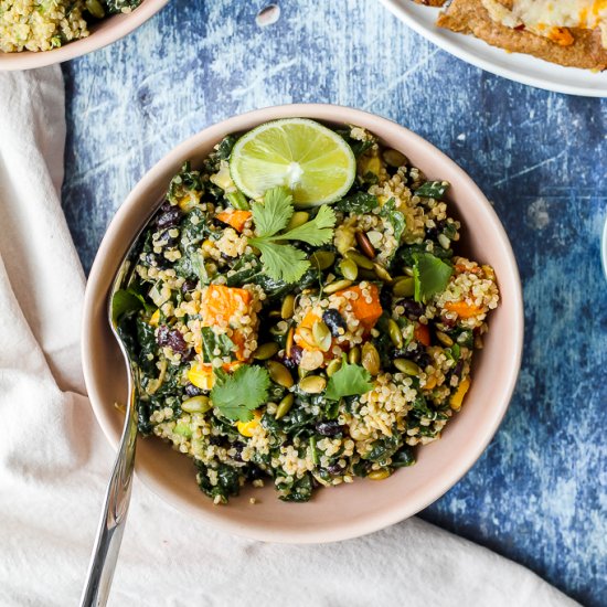 Quinoa Black Bean Power Salad