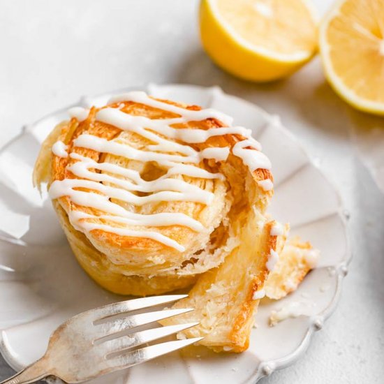 Lemon Cinnamon Roll Biscuits