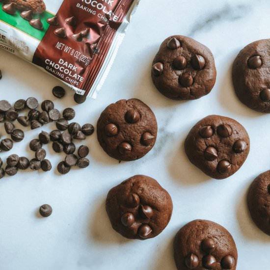 Double Chocolate Espresso Cookies