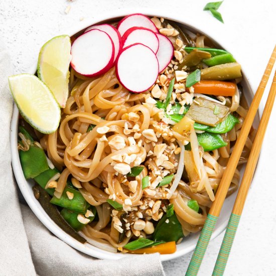 Instant Pot Vegetarian Pad Thai