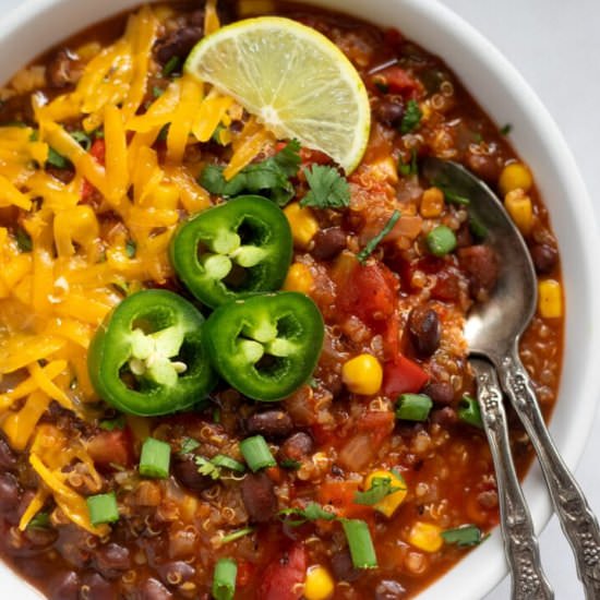 Vegetarian Chili with Quinoa