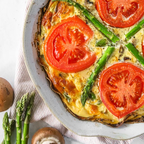 Gluten Free Farmers Market Quiche