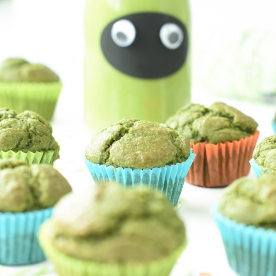 Banana Spinach Muffins