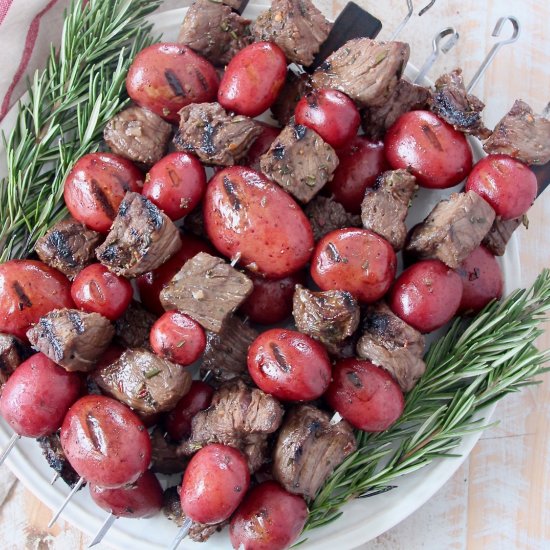 Grilled Steak Skewers