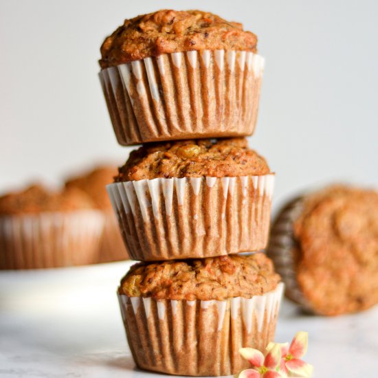 Vegan Morning Glory Muffins