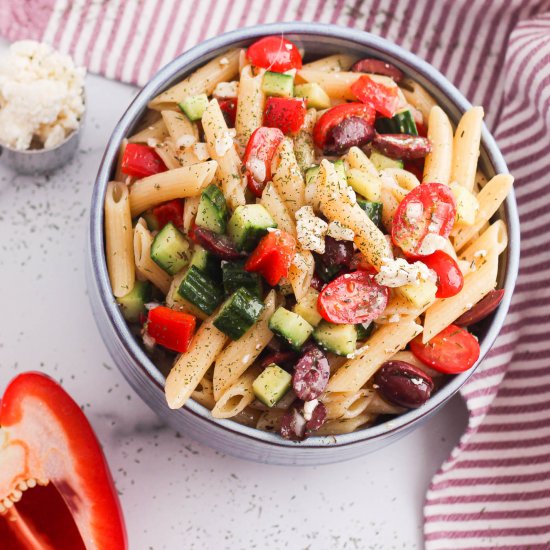 Easy Greek Pasta Salad