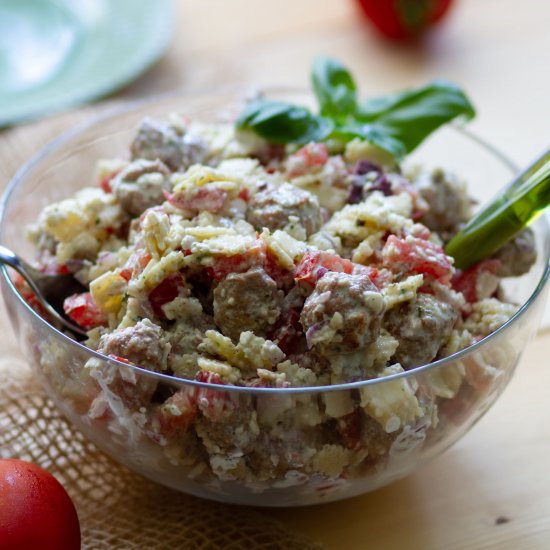 Meatball salad