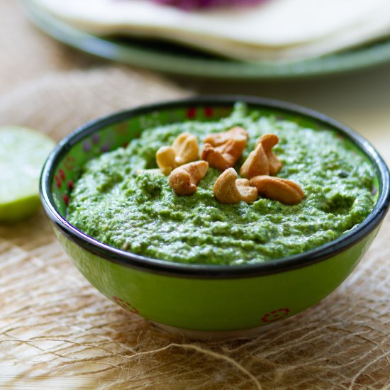 Carrot greens pesto