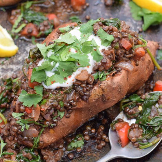 Baked Sweet Potatoes [vegan]