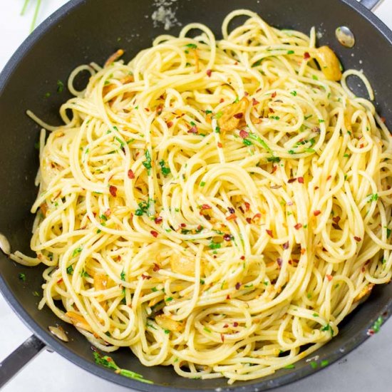 Spaghetti aglio e olio