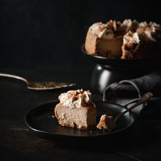 Vegan Chai Spiced Cheesecake