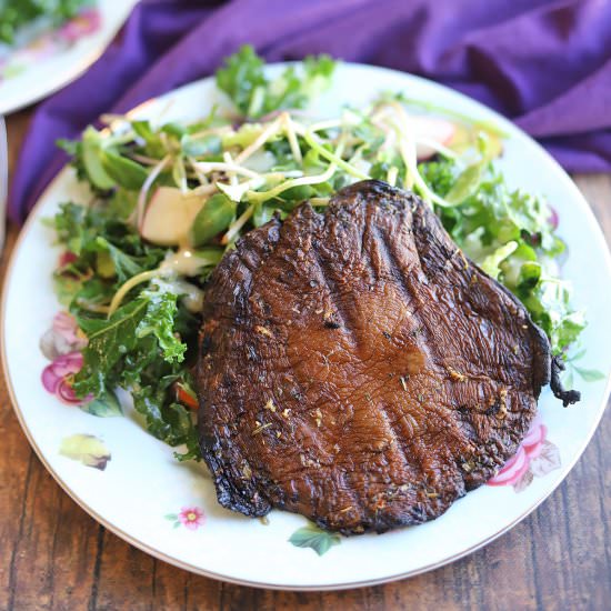 Grilled Portobello mushrooms