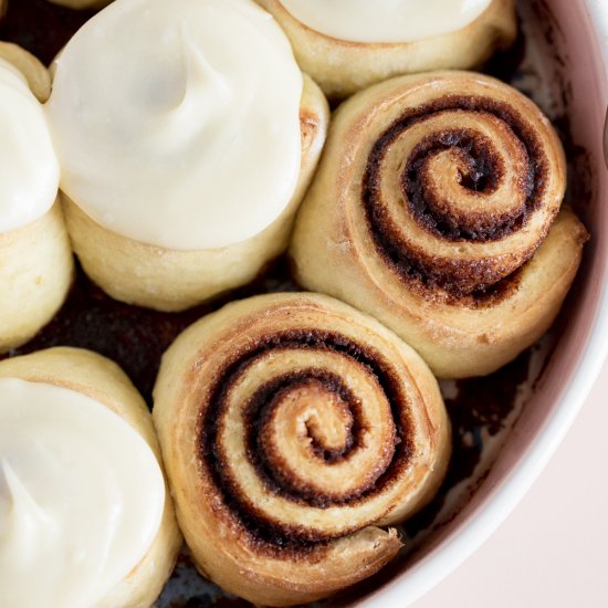 One Hour Cinnamon Rolls