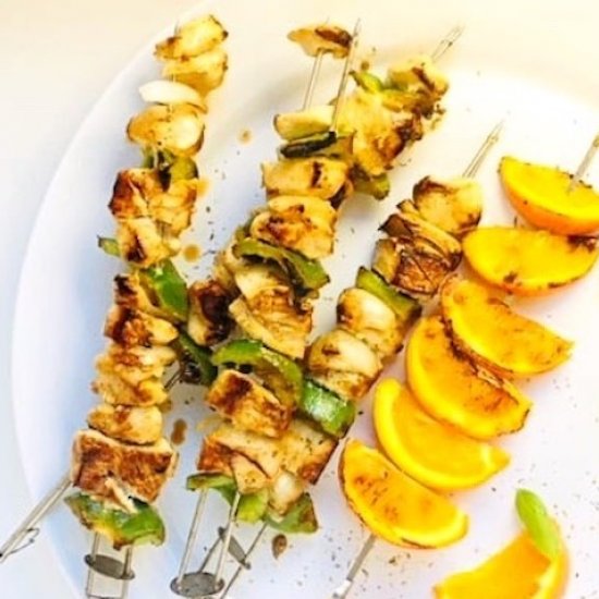 Mediterranean Citrus Chicken Skewer