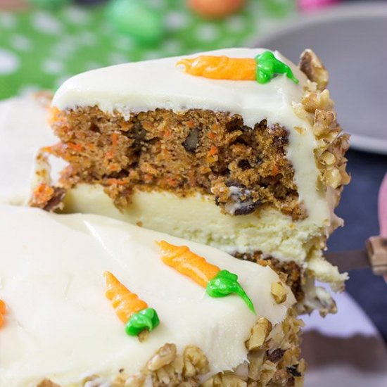 Carrot Cake Cheesecake Cake