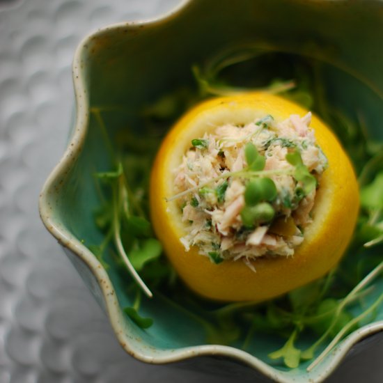 Tuna-stuffed Lemons